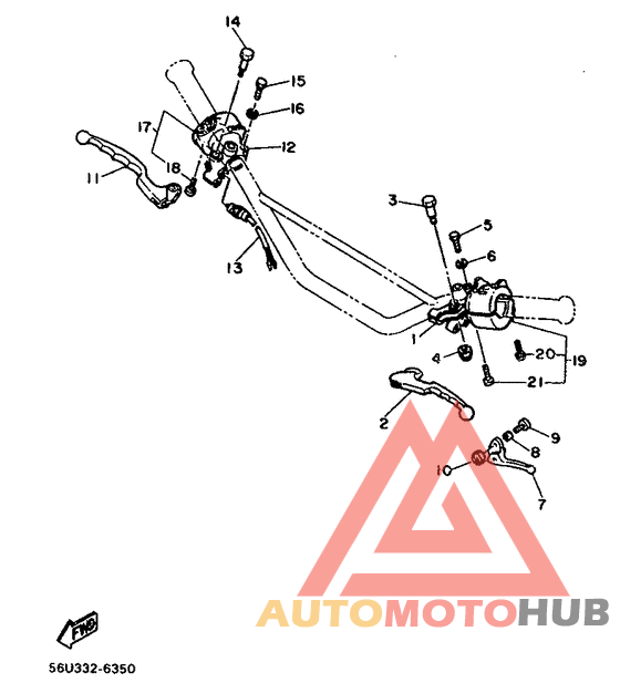 Handle switch. lever