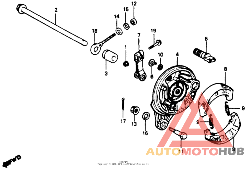 Задний тормоз