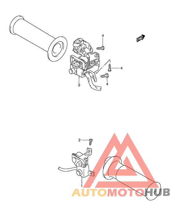 Рулевой переключатель