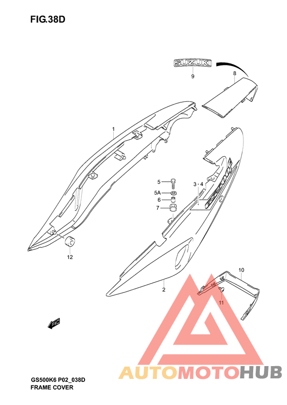 Обтекатель задний