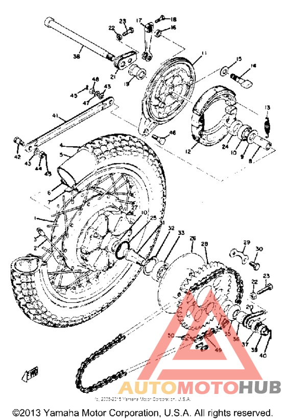 Переднее колесо