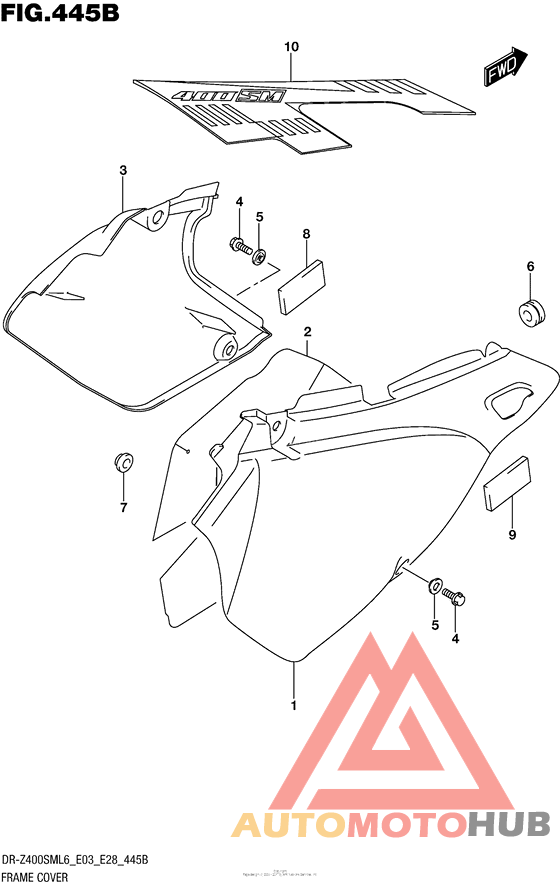 Frame Cover (Dr-Z400Sml6 E28)