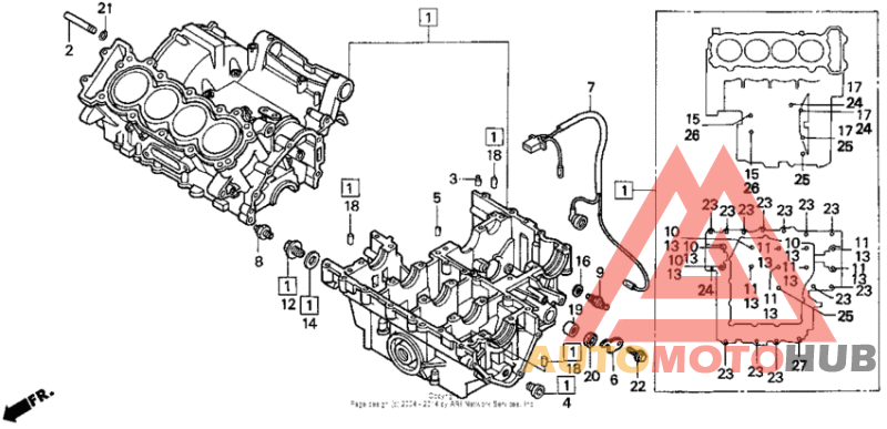 Картер двигателя