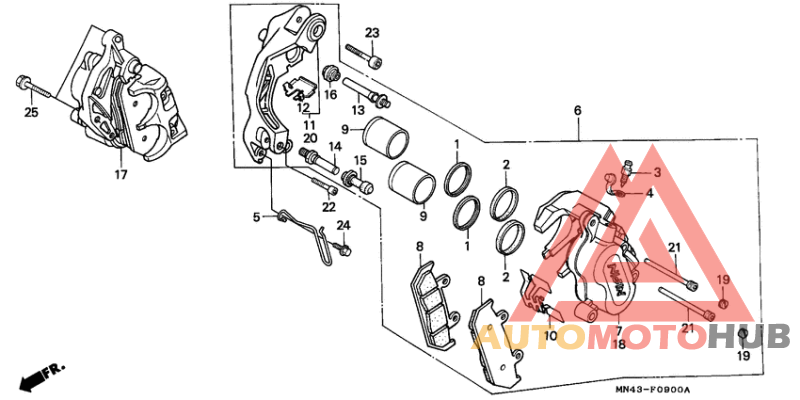 Передний суппорт