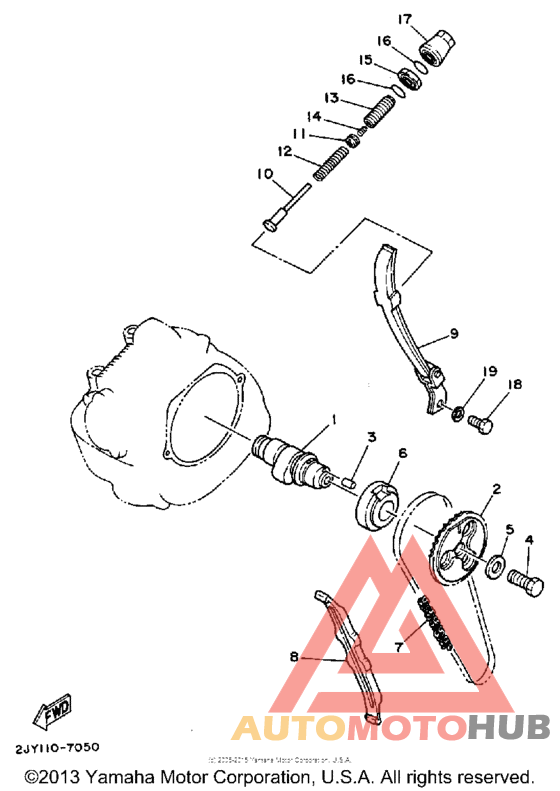 Цепь механизма газораспределения