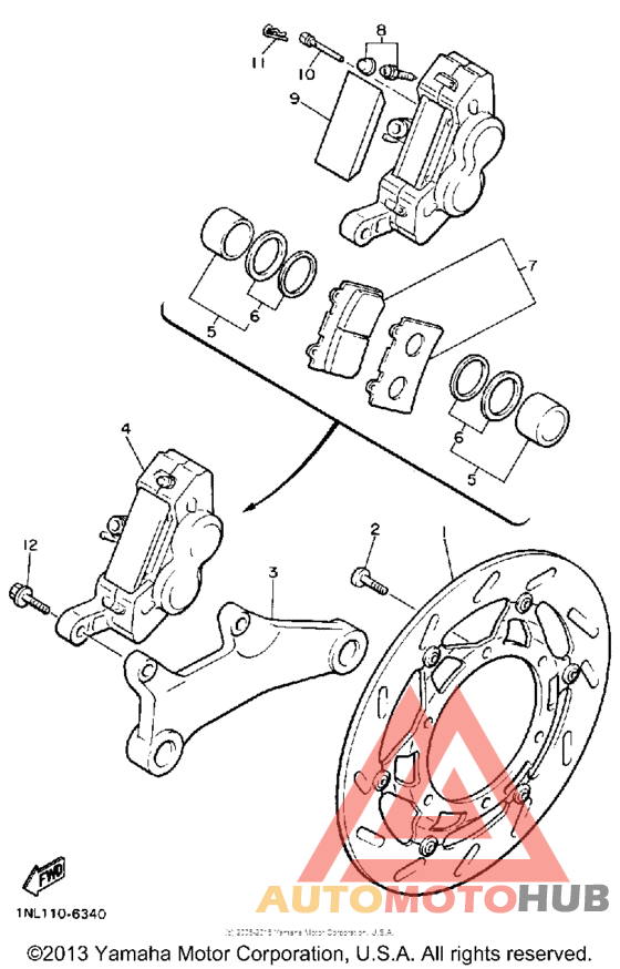 Задний суппорт