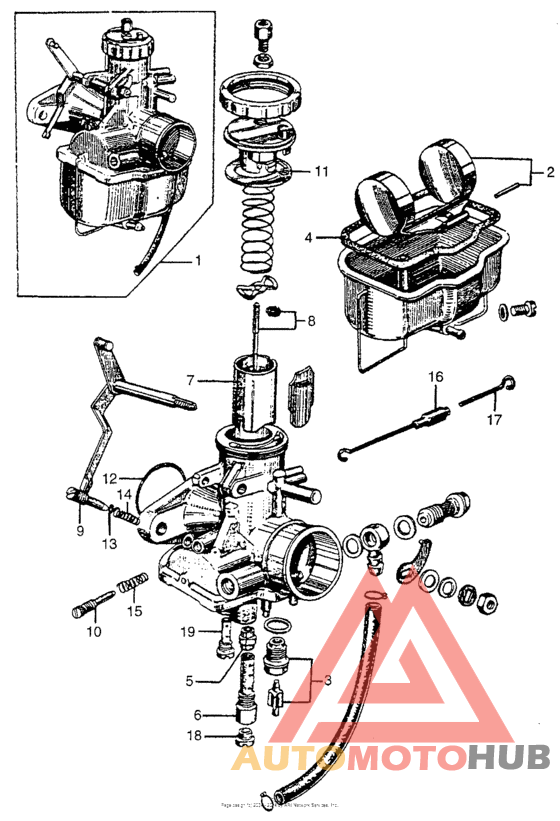 Left carburetor