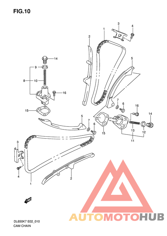 Держатель направляющей