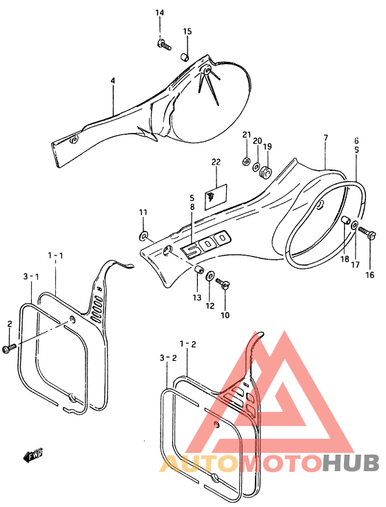 Обтекатель задний