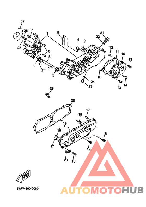 Картер двигателя