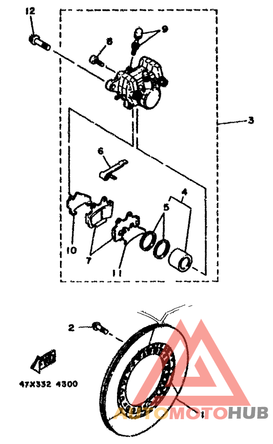 Задний суппорт
