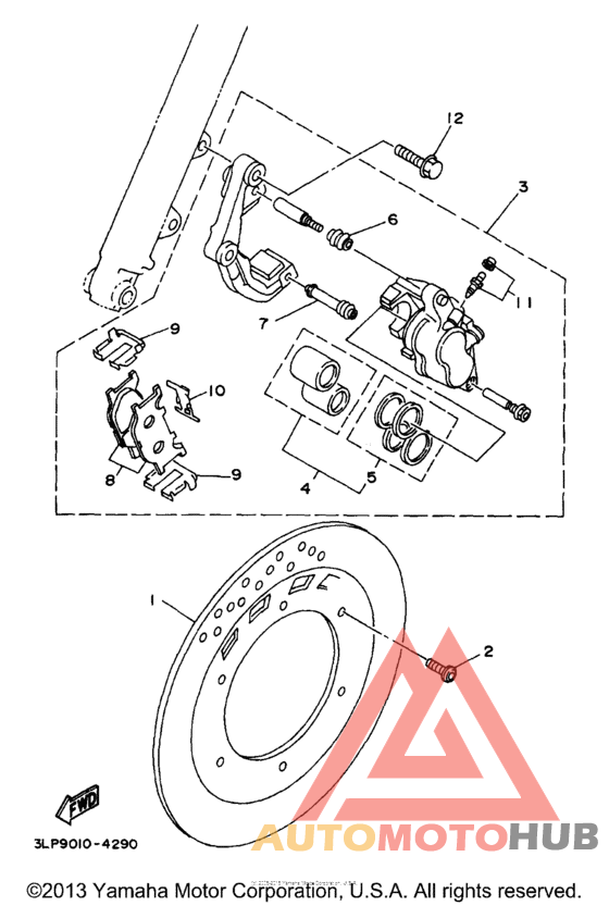 Передний суппорт