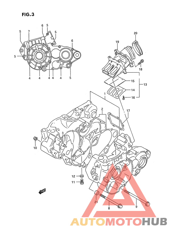 Картер двигателя