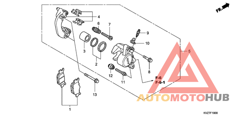 Задний суппорт