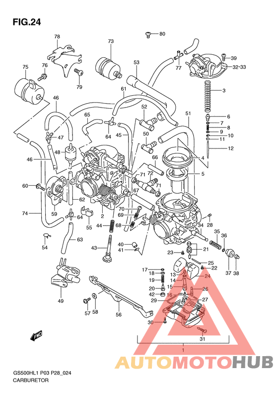 Carburetor assy