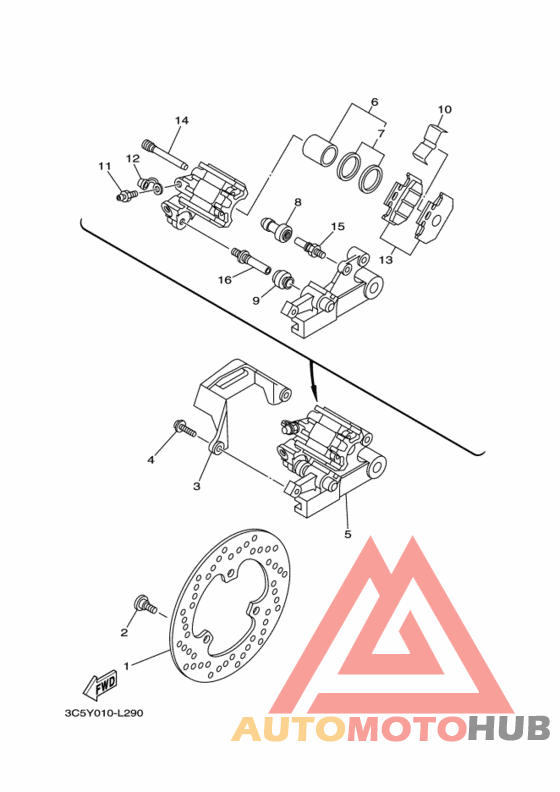 Задний суппорт