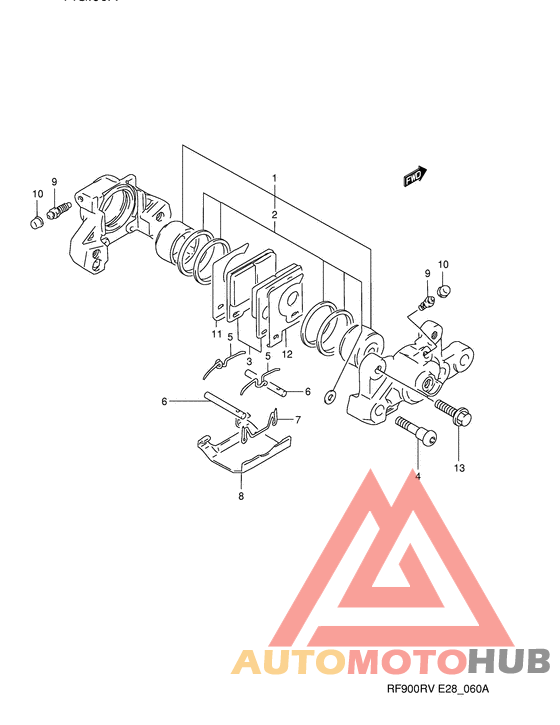 Задний суппорт