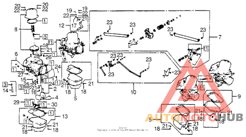 Компоненты карбюратора