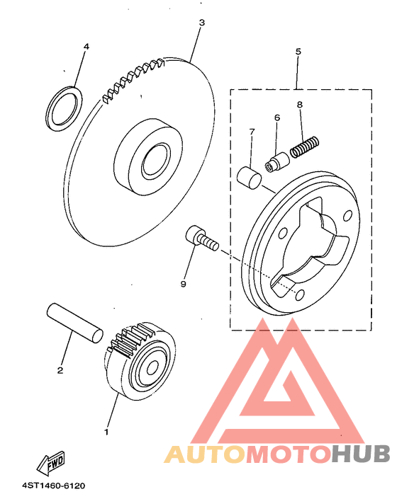 Муфта стартера