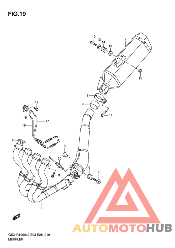 Muffler comp