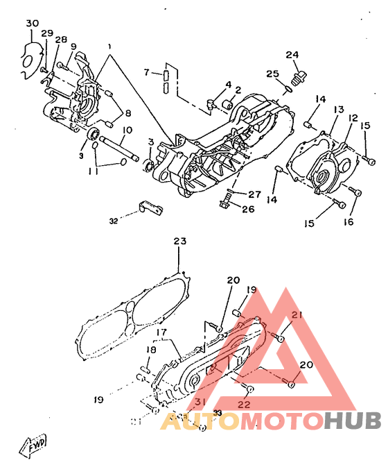Картер двигателя
