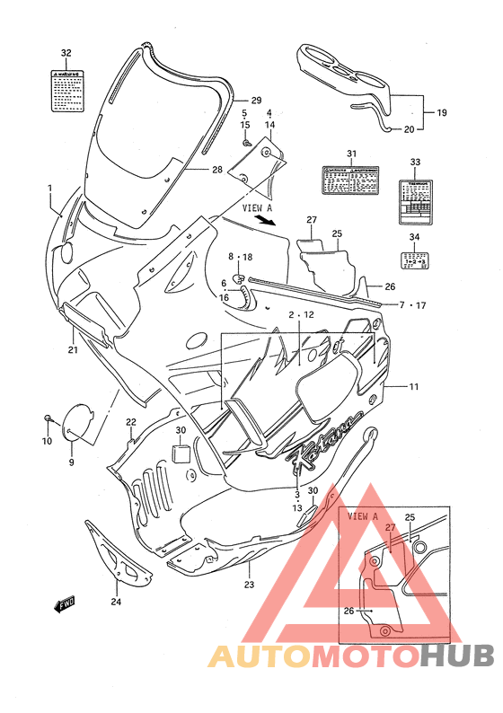 Cowling body