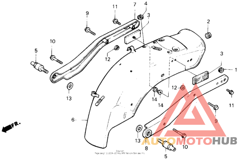 Задний бампер