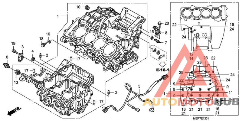 Картер двигателя