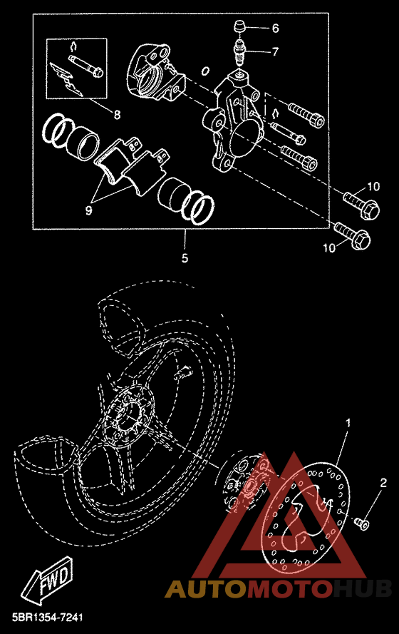 Задний суппорт