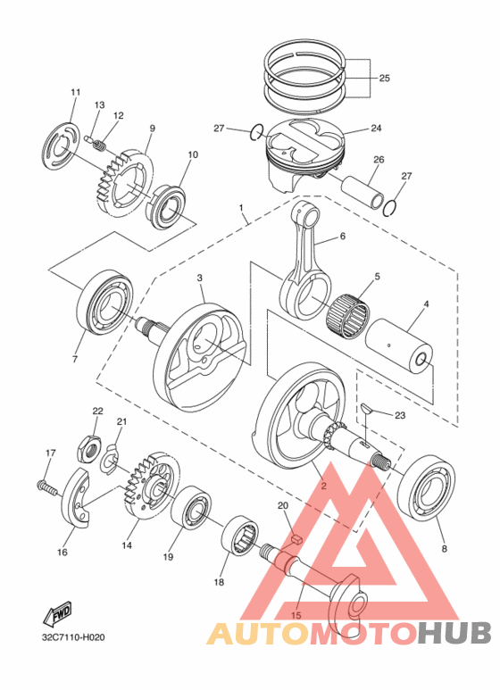 Crankshaft & piston