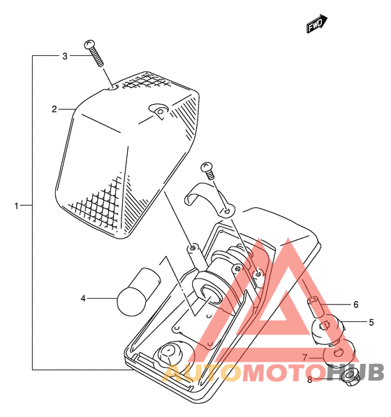 Задний фонарь