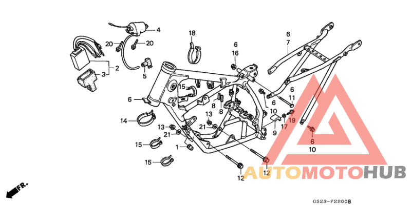 Frame body/ignition coil