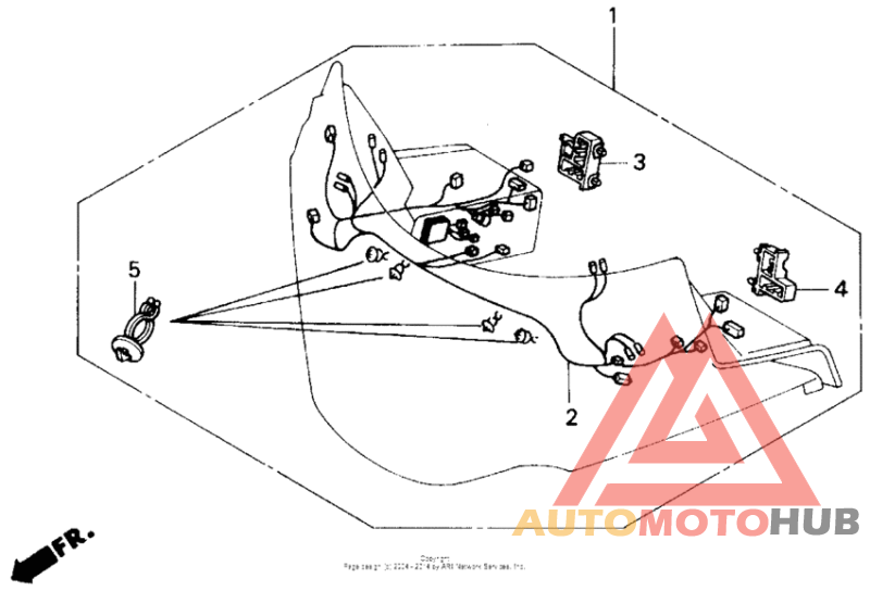 Fairing harness set 90