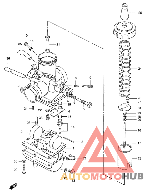 Carburetor assy