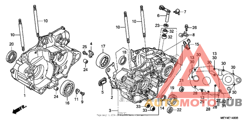 Картер двигателя