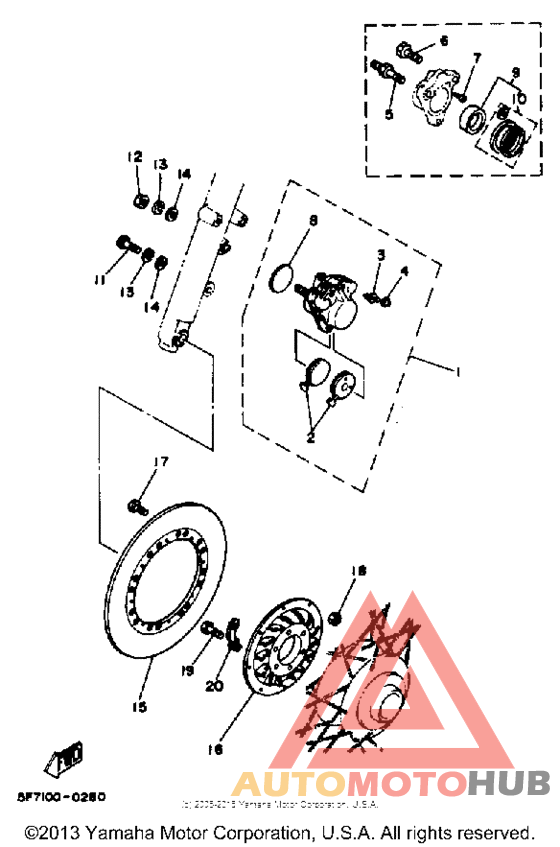 Передний суппорт