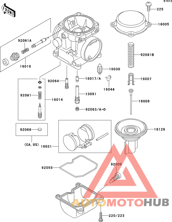 Карбюратор в разборе