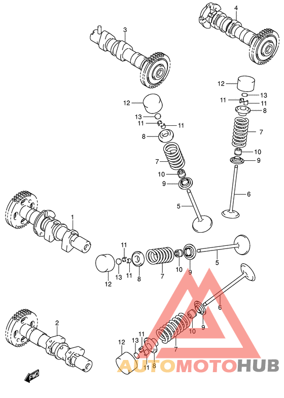 Распред вал/клапана