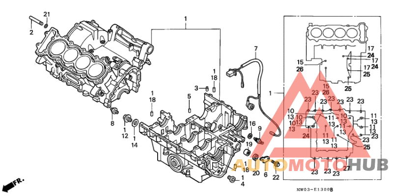 Картер двигателя