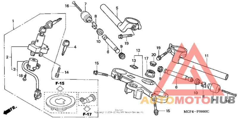 Handlebar + top bridge
