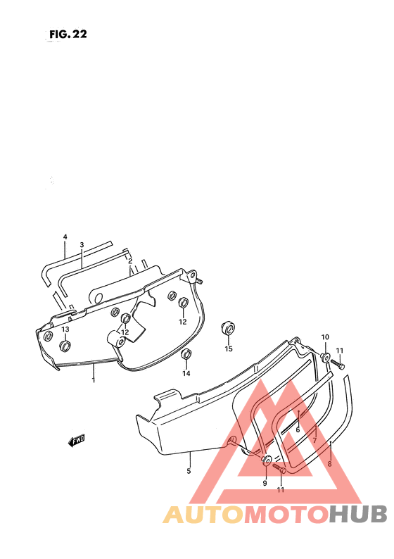 Обтекатель задний