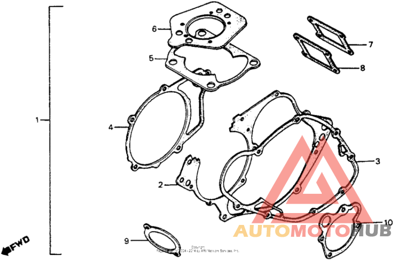 Gasket kit 81-82
