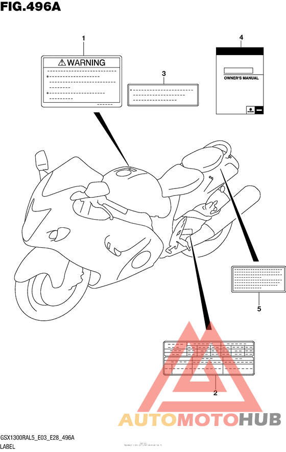Label (Gsx1300Ral5 E03)