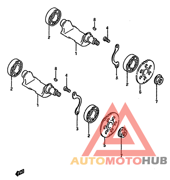 Балансир кривошипа
