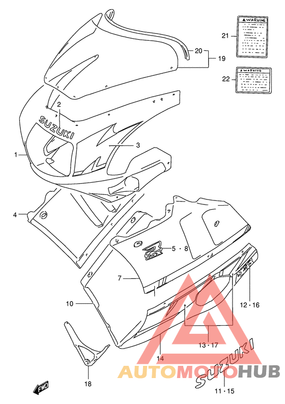 Cowling body
