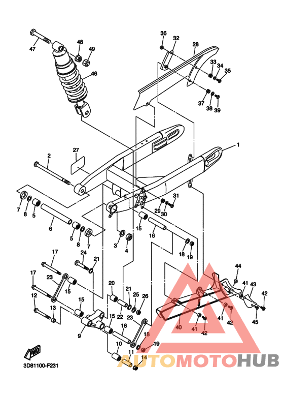 Задний рычаг и подвеска