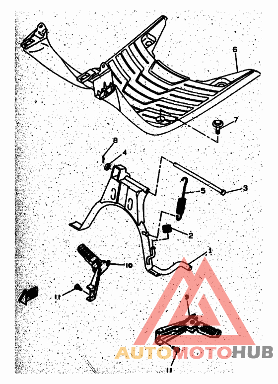 Support & repose pied