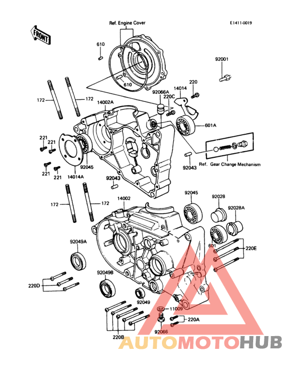 Картер двигателя