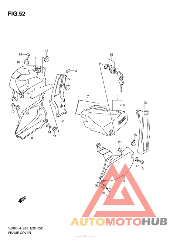 Frame Cover (Vz800L4 E03)