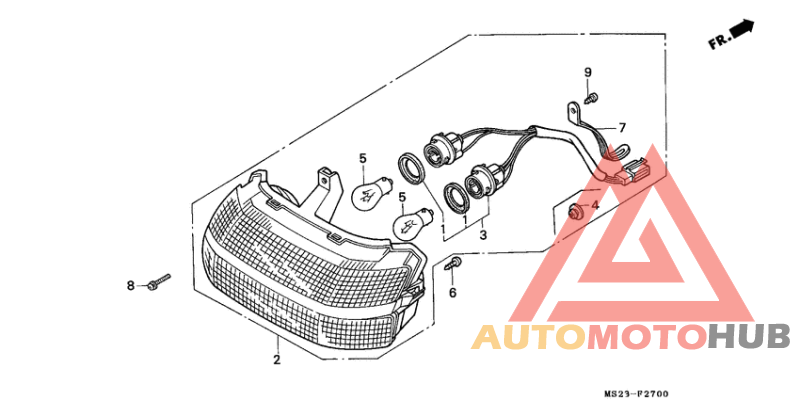 Taillight unit ass`y